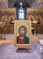 orthodoxe Ikone handgemalt Jesus