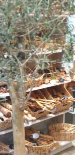 Weinflaschenhalter aus Olivenholz – Bild 5