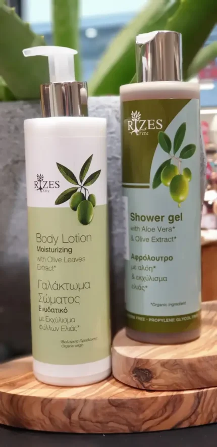 2er Set Duschgel & Bodylotion mit Aloe Vera & Olivenöl