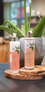 2er Set Duschgel & Bodylotion mit exotischen Früchten & Olivenöl