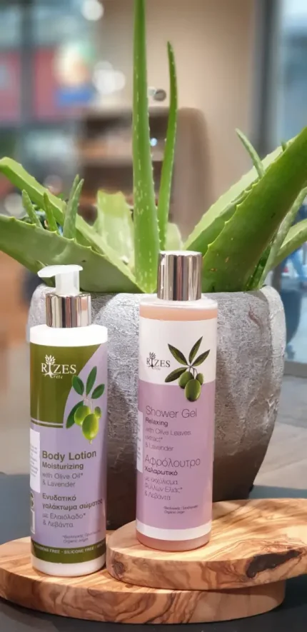 2er Set Duschgel & Bodylotion mit Lavendel & Olivenöl