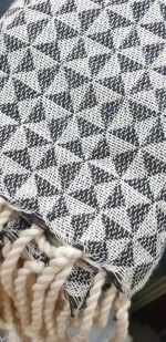 Baumwolltuch 2x1m Jakkar Triangles – Bild 4