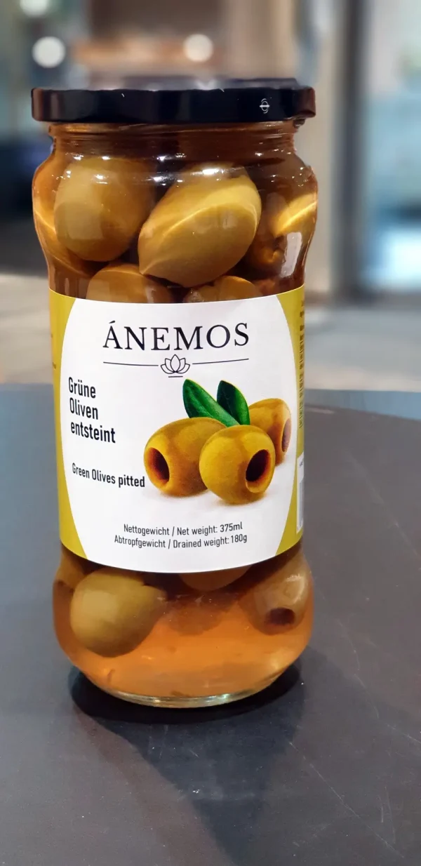 Grüne Oliven ànemos