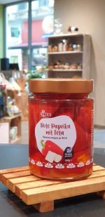 Rote Paprika mit Feta RIZES