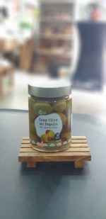 Grüne Oliven mit Paprika RIZES – Bild 2