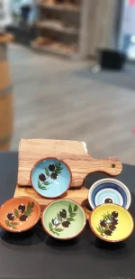 Schälchen aus Keramik Olivenzweig "Auge" handmade – Bild 3