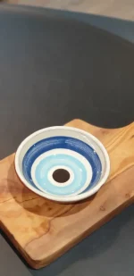 Schälchen aus Keramik Olivenzweig "Auge" handmade