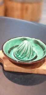 Ofentopf aus Keramik "gestreift" handmade – Bild 19
