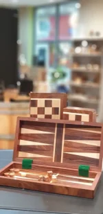 Backgammon / Schach 2in1 large