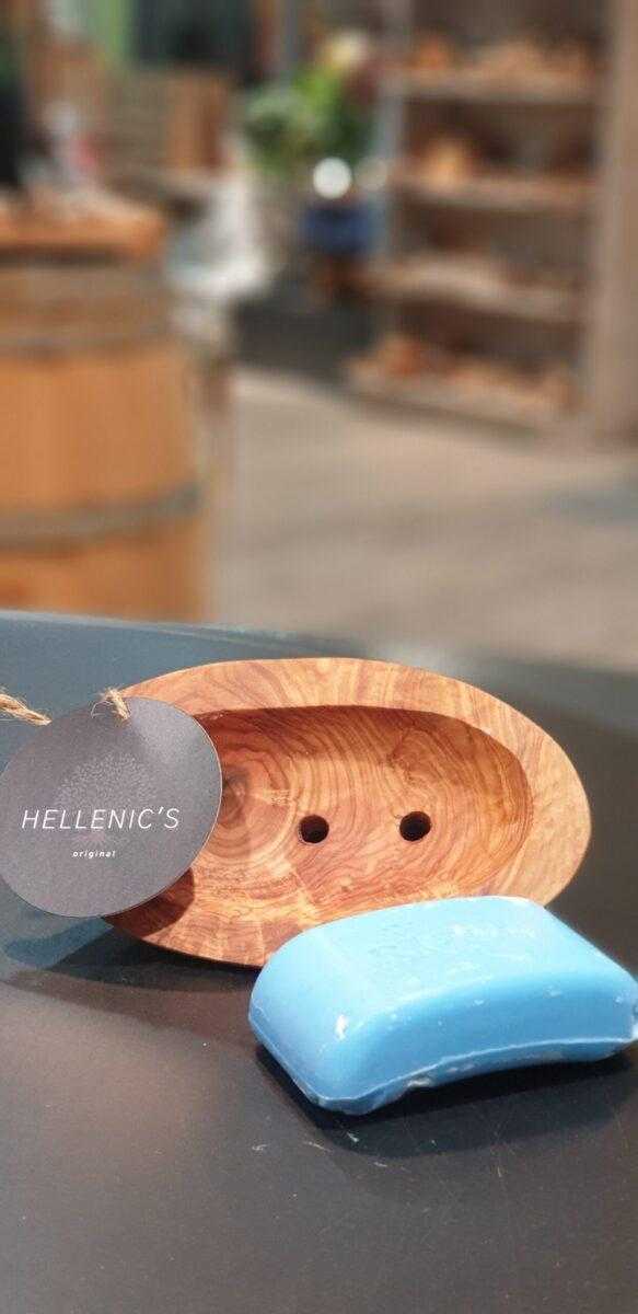 Seifenschale Olivenholz