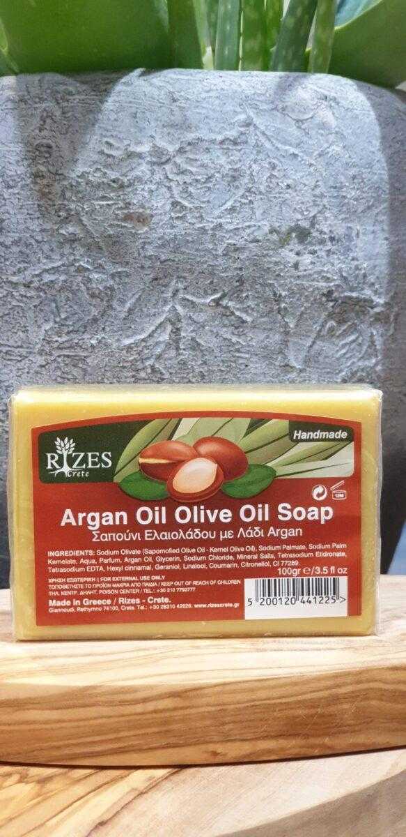 Naturseife mit Olivenöl & Argan 100g