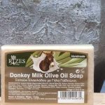 Natuurlijke zeep met olijfolie & ezelinnenmelk 100g