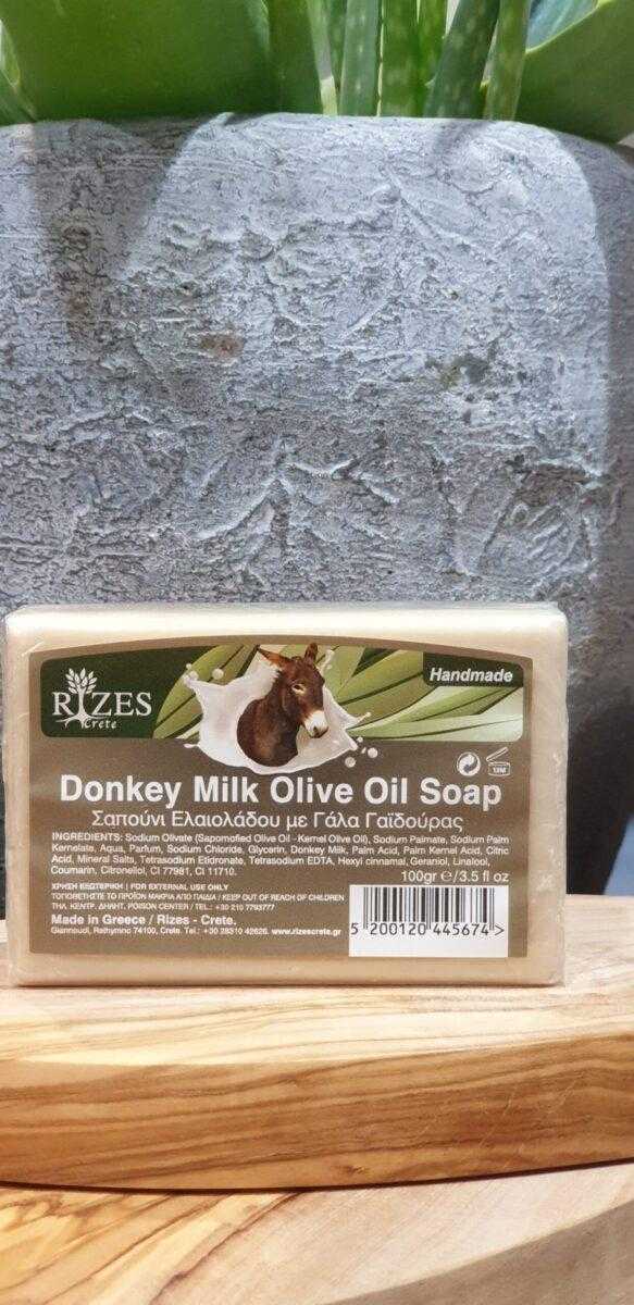 Naturseife mit Olivenöl & Eselsmilch 100g