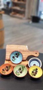 Schälchen aus Keramik Olivenzweig "Auge" handmade – Bild 3