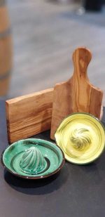 Zitronenpresse aus Keramik "gelb" handmade – Bild 3