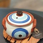 Ofentopf aus Keramik "Auge" handmade