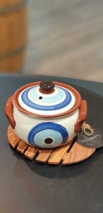 Ofentopf aus Keramik "Auge" handmade