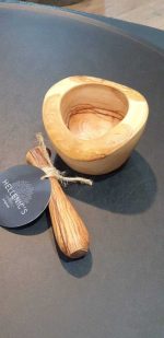 Mörser aus Olivenholz 8cm – Bild 2