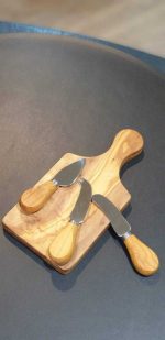 Käsemesser Set aus Olivenholz