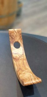 Weinflaschenhalter aus Olivenholz – Bild 4