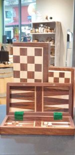 Backgammon / Schach 2in1 medium – Bild 3