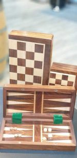 Backgammon / Schach 2in1 medium