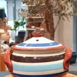 Ovaal olijfhouten onderzetter HANDMATIG