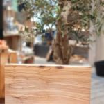 Rechthoekig bord 24x12,5cm gemaakt van olijfhout HANDMADE