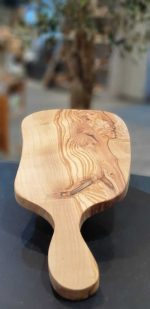 Brettchen mit Griff 35cm aus Olivenholz HANDMADE – Bild 4