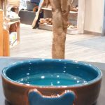 Keramische hondenbak HANDMATIG