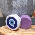 Natuurlijke zeep in een blikken doosje "Eye