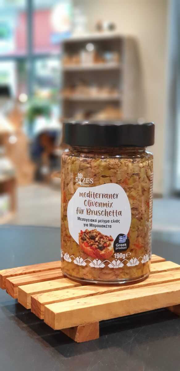 Mediterraner Olivenmix für Bruschetta RIZES
