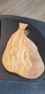 Brettchen mit Griff 40cm aus Olivenholz – Bild 3