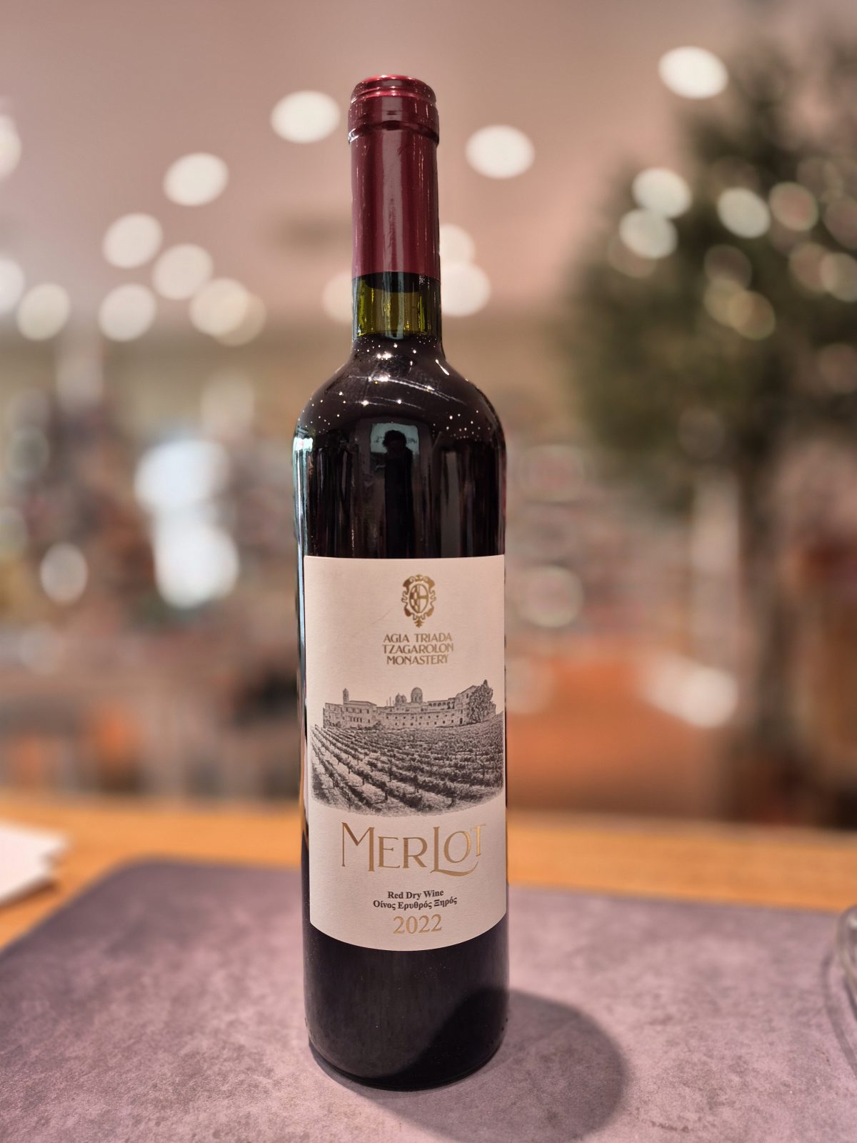 Merlot Agia Triadas 2022 rot trocken – Bild 1