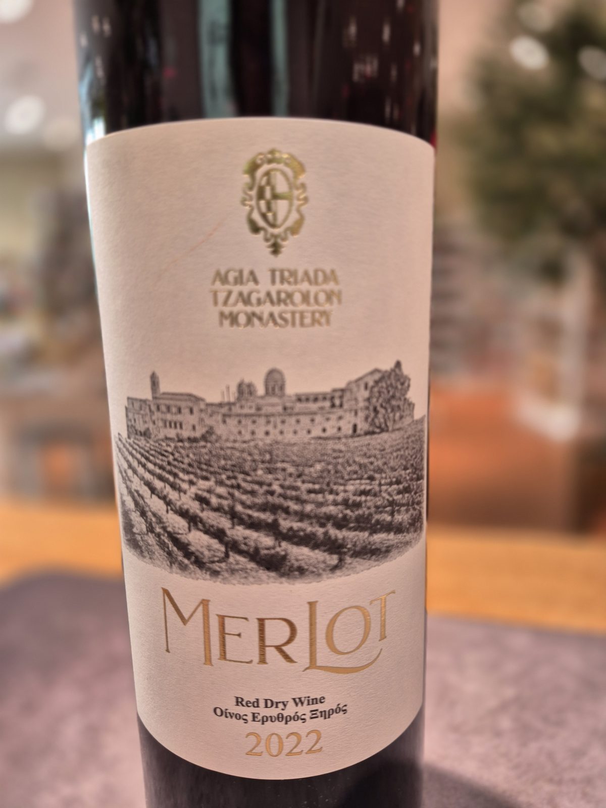 Merlot Agia Triadas 2022 rot trocken – Bild 2