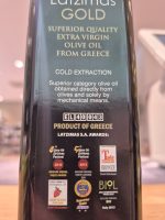 Latzimas Gold extra olijfolie van eerste persing Kreta 0,5L - Afbeelding 3