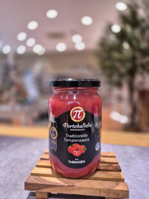 Traditionele Portokallidis tomatensaus