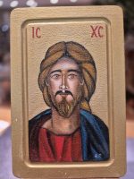 orthodox icoon handgeschilderd Jezus - Afbeelding 2
